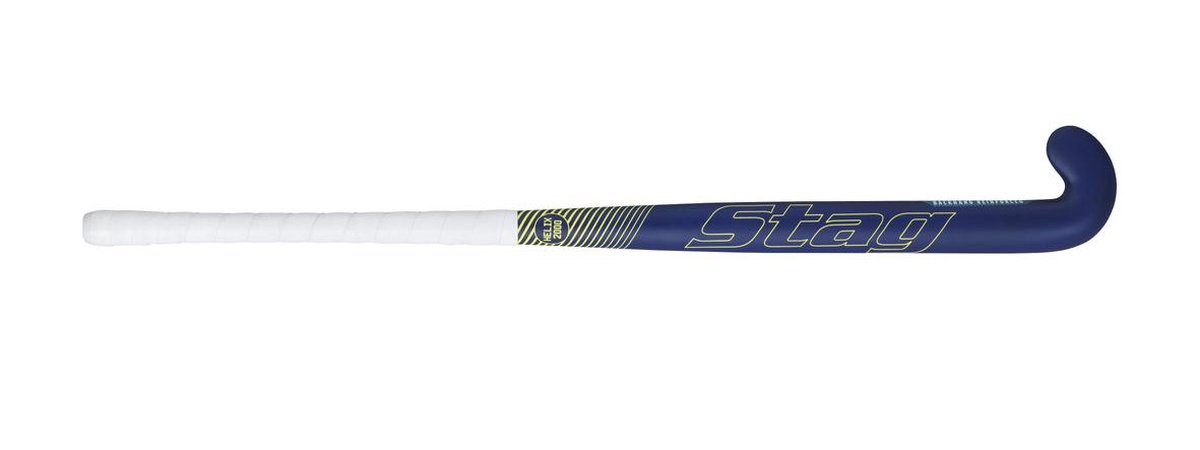 Stag Helix 2000 Hockeystick - M-Bow - 35% Carbon - Senior - Blauw/Geel - 36,5 Inch