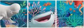 Disney Finding Dory - Canvas 3-delig - 3x 30x30 cm