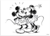 Disney - Mickey Minnie Canvas Hugging - 70x50 cm