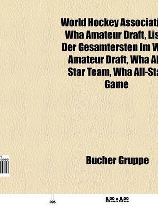 World Hockey Association - cover