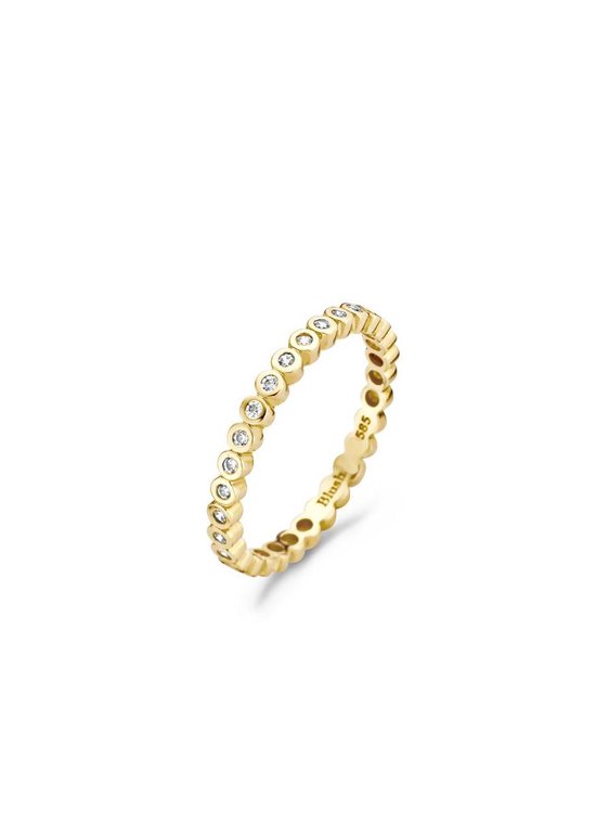 Blush Ring 1120YZI - Geel Goud (14Krt.) met Zirconia | bol.com