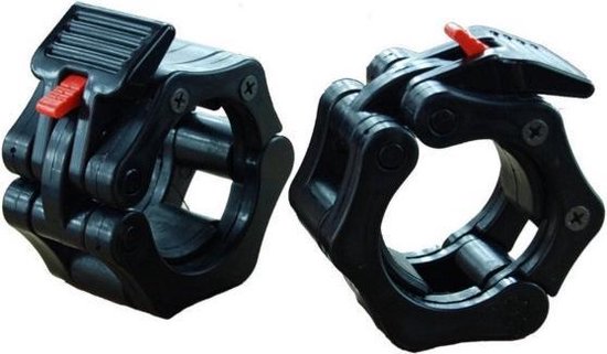 Foto: Focus fitness haltersluiting halterklem halterstangsluiter olympic lock jaw collar set