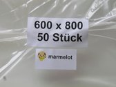 Marmelot Vacuumzakken Mikro Structuur 60X80cm 100stuks voor alle Merken Vacuum Sealers