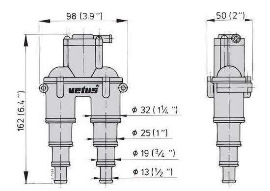 Aérateur inox vetus avec puit de lumiere,pour bateau ou camping car.envoi  possible - Équipement nautisme