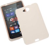 Microsoft Lumia 650 TPU Hoesje Transparant Wit