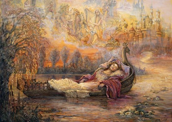 Legpuzzel - 2000 stukjes - Josephine Wall - Dreams of Camelot - Grafika