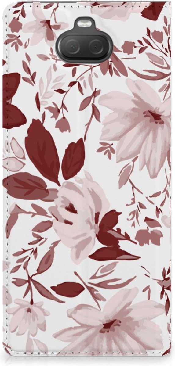 Bookcase Sony Xperia 10 Plus Watercolor Flowers