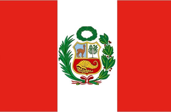 Vlag Peru  90 x 150 cm