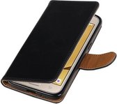 Zakelijke Book Case Telefoonhoesje Geschikt voor de Samsung Galaxy J2 2016 - Portemonnee Hoesje - Pasjeshouder Wallet Case - Zwart