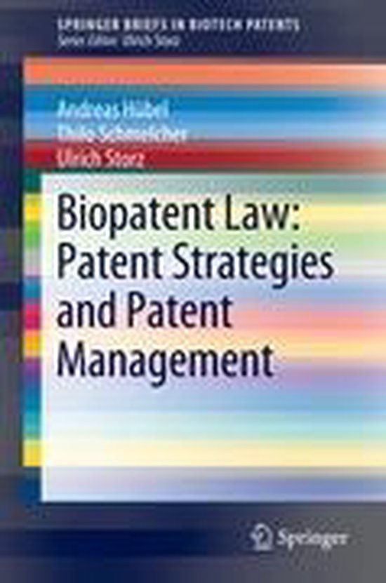 Biopatent Law Patent Strategies and Patent Management - cover