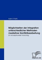 Möglichkeiten der Integration unterschiedlicher Methoden mediativer Konfliktbearbeitung