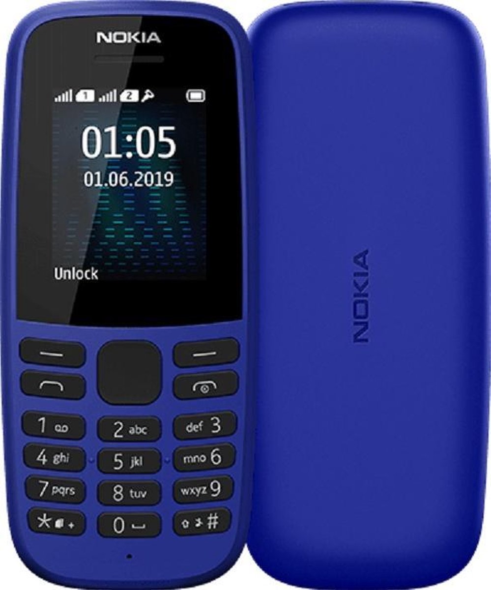 Nokia 105 Neo - 4MB - Blauw - Dual sim | bol