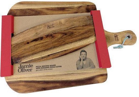 Zeug wanhoop onderwijzen Jamie Oliver - Pizzabord - Acacia hout | bol.com