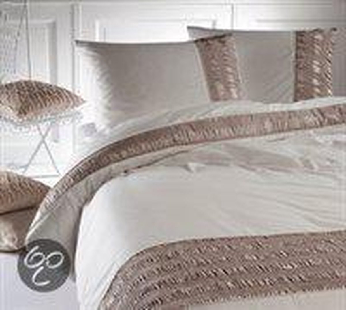 Papillon Dubai Dekbedovertrek - Eenpersoons - 140x200/220 cm - Zand