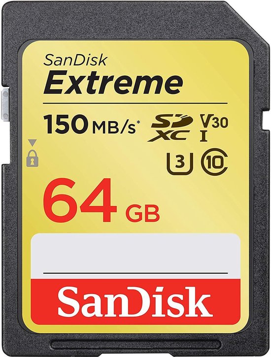 SanDisk SDXC Extreme 64GB 150MB/s