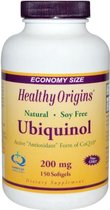 Ubiquinol 200 mg (150 gelcapsules) - Healthy Origins