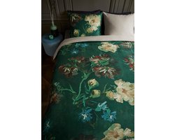 Beddinghouse x Van Gogh Museum Peonies dekbedovertrek - Lits-Jumeaux - 240x200/220 - Groen