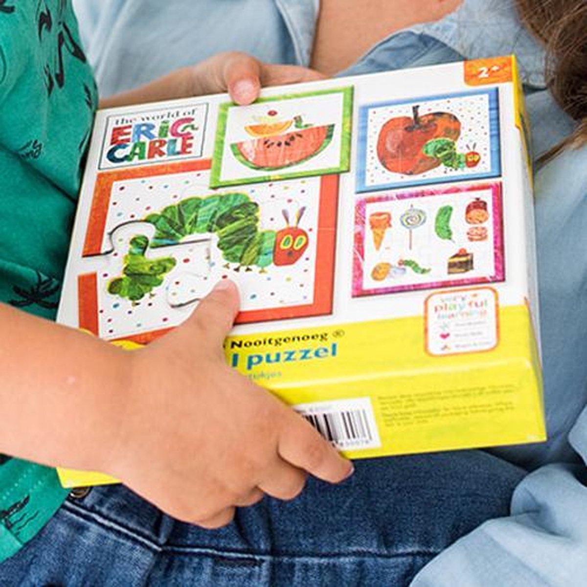 Rupsje Nooitgenoeg puzzel 4 in 1 educatief peuter speelgoed - kinderpuzzel 4x6x9x16 stukjes leren puzzelen - cadeautip puzzel 3 jaar en ouder - Bambolino Toys — afbeelding 19