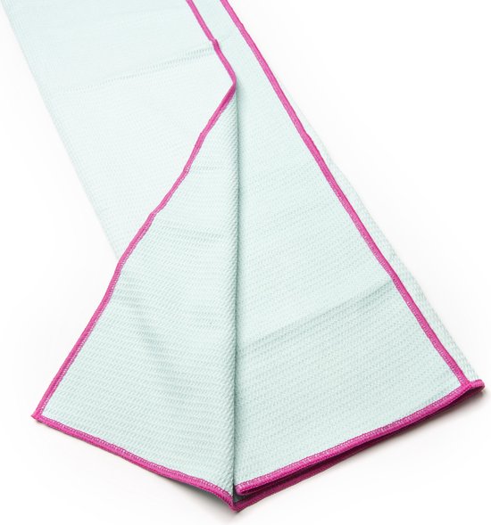 Matchu Sports - Yoga handdoek - Yoga handdoek anti slip - Yoga towel - 183 x 61 cm - Harmonic Green van Matchu Sports — afbeelding 5