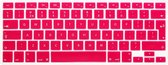 Xssive Siliconen Toetsenbord bescherming Cover voor MacBook 13/15/17/Air/Pro/Retina voor modellen t/m 2015 - Raspberry Pink - NL indeling