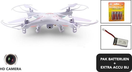 Drone -SYMA X5C HD CAMERA + extra batterij en batterijen | bol.com