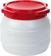 Waterkluis - 10,4 Liter - Water- En Luchtdicht - Wit/rood