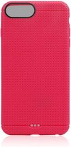 Javu - iPhone 8 Hoesje - Zachte Back Case Grip Roze