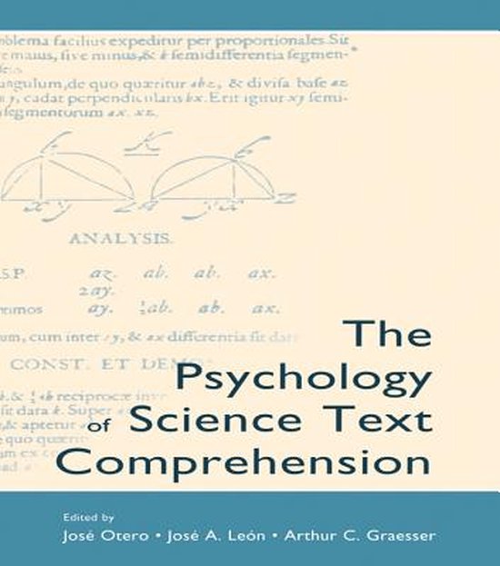 The Psychology of Science Text Comprehension - cover
