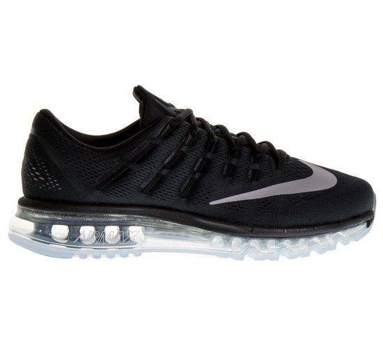 Nike Air Max 2016 Sneakers Sportschoenen - Maat 45.5 - Unisex - zwart/zilver | bol.com