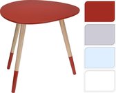 Eivormige tafel nostalgie lichtblauw