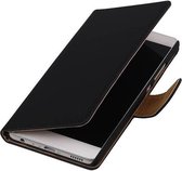 Mobieletelefoonhoesje.nl - Effen Bookstyle Hoesje voor Huawei P9 Zwart