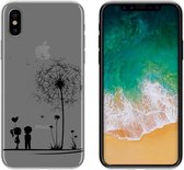 MP Case TPU case Love print voor Apple iPhone X -Achterkant / backcover