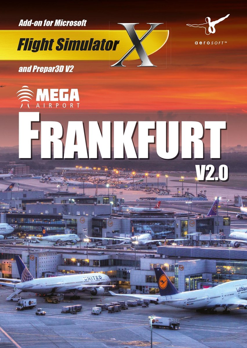 Mega Airport Frankfurt v2.0 (FS X + Prepar3D Add-On) - Windows