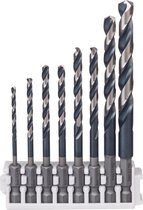 Bosch Accessories 2608577140 Jeu de forets pour le métal 2.50 mm, 3.30 mm, 4.20 mm, 5.50 mm, 6.80 mm, 8.50 mm 8 pc(s)