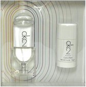 Calvin Klein CK 2 - Geschenkset - Eau de toilette + Deo stick 75 ml