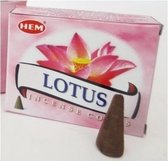 Wierook Lotus 20 kegeltjes