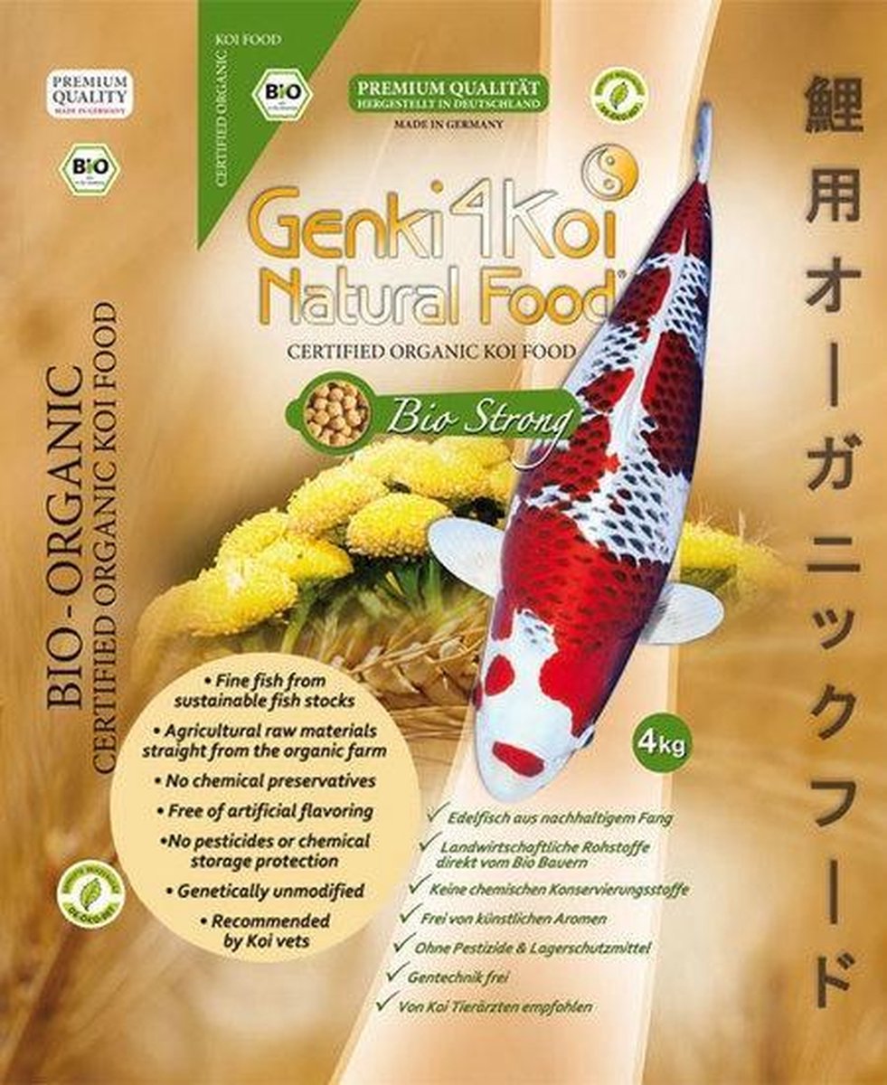 Genki4Koi Visvoer Bio Strong Floating - 4 kg