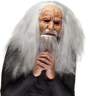 PARTYTIME - Oude tovenaar masker voor volwassenen