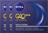 Nivea Visage Nachtcrème Q10 Plus - Voordeelverpakking