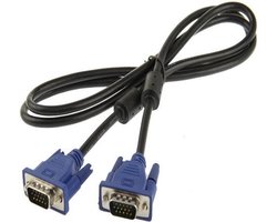 Goede kwaliteit VGA kabel - VGA (D-Sub) naar VGA (D-Sub) Male - Lengte: 1.5m