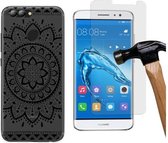 MP Case screenprotector PLUS Gratis Tribal back cover voor Huawei Nova 2