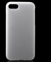 Shop4 - iPhone SE (2022) / SE (2020) / 8 / 7 Hoesje - Zachte Back Case Grip Wit