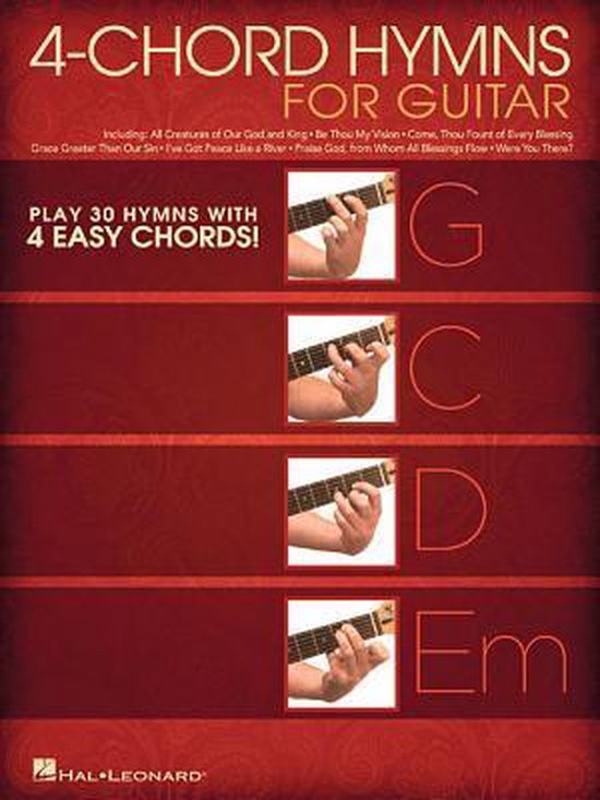 4Chord Hymns for Guitar Play 30 Hymns with Four Easy Chords, Hal