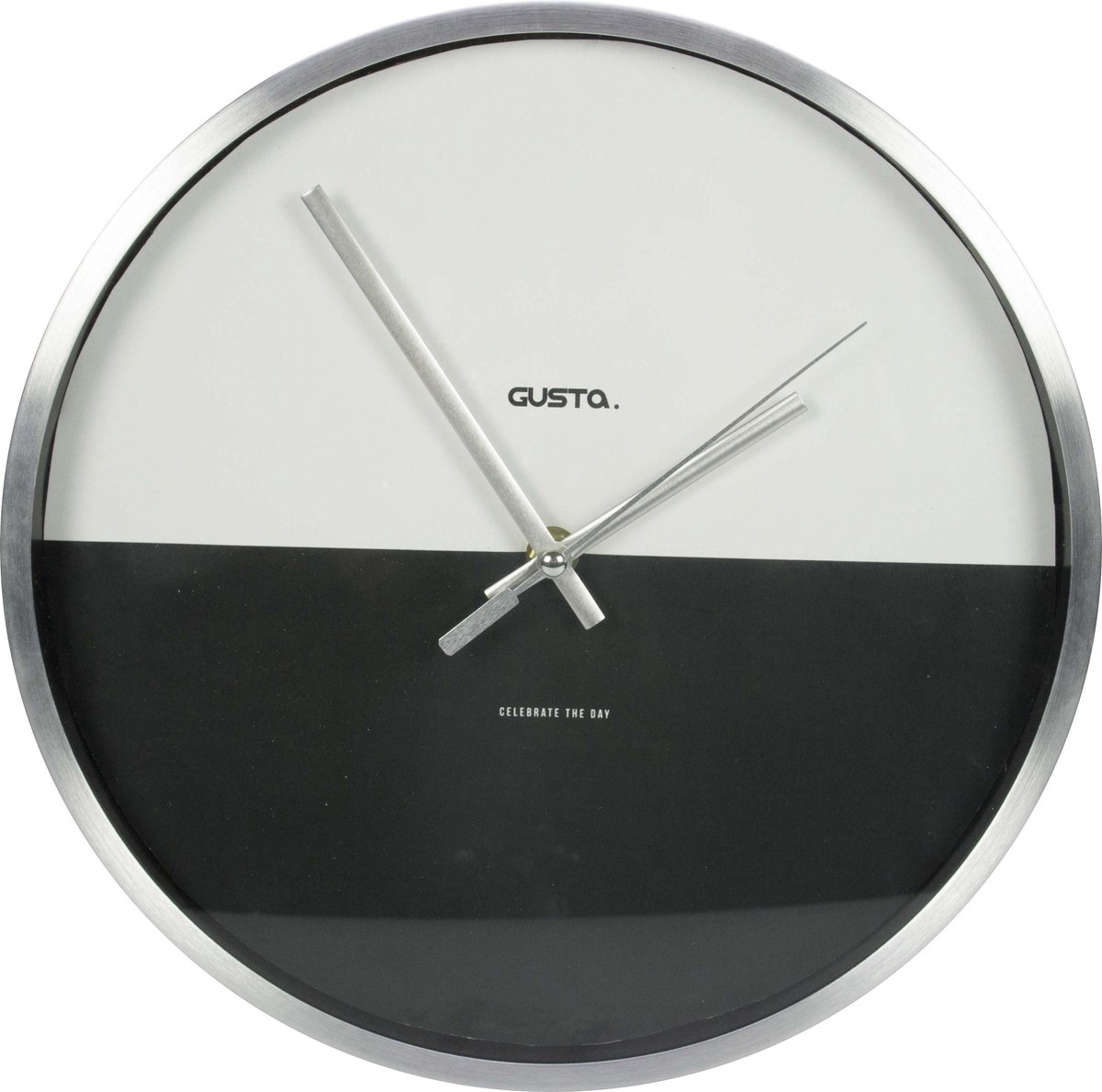 Aluminium klok ø28cm