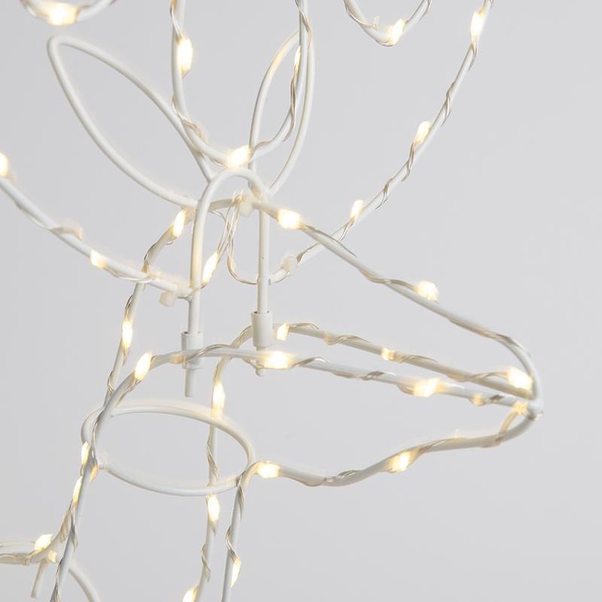Kerstverlichting Rendier LED warm wit 60cm