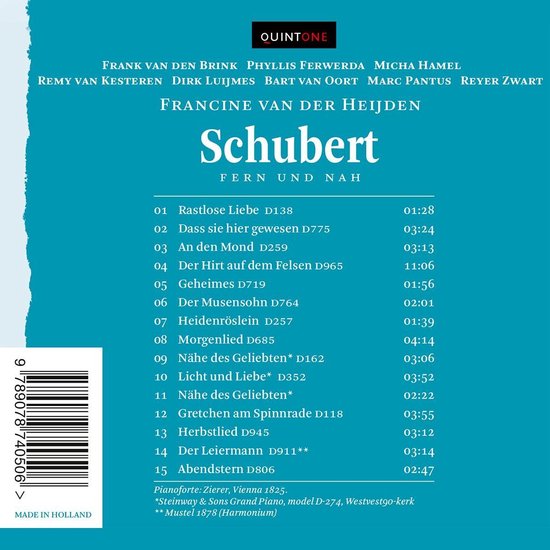Francine Van Der Heijden - Fern Und Nah (CD)