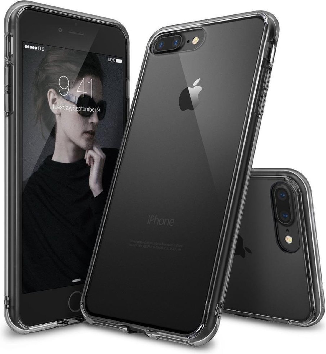 Ringke Fusion Case Apple iPhone 7 Plus / 8 Plus - Smoke Black