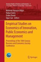 Eurasian Studies in Business and Economics- Empirical Studies on Economics of Innovation, Public Economics and Management