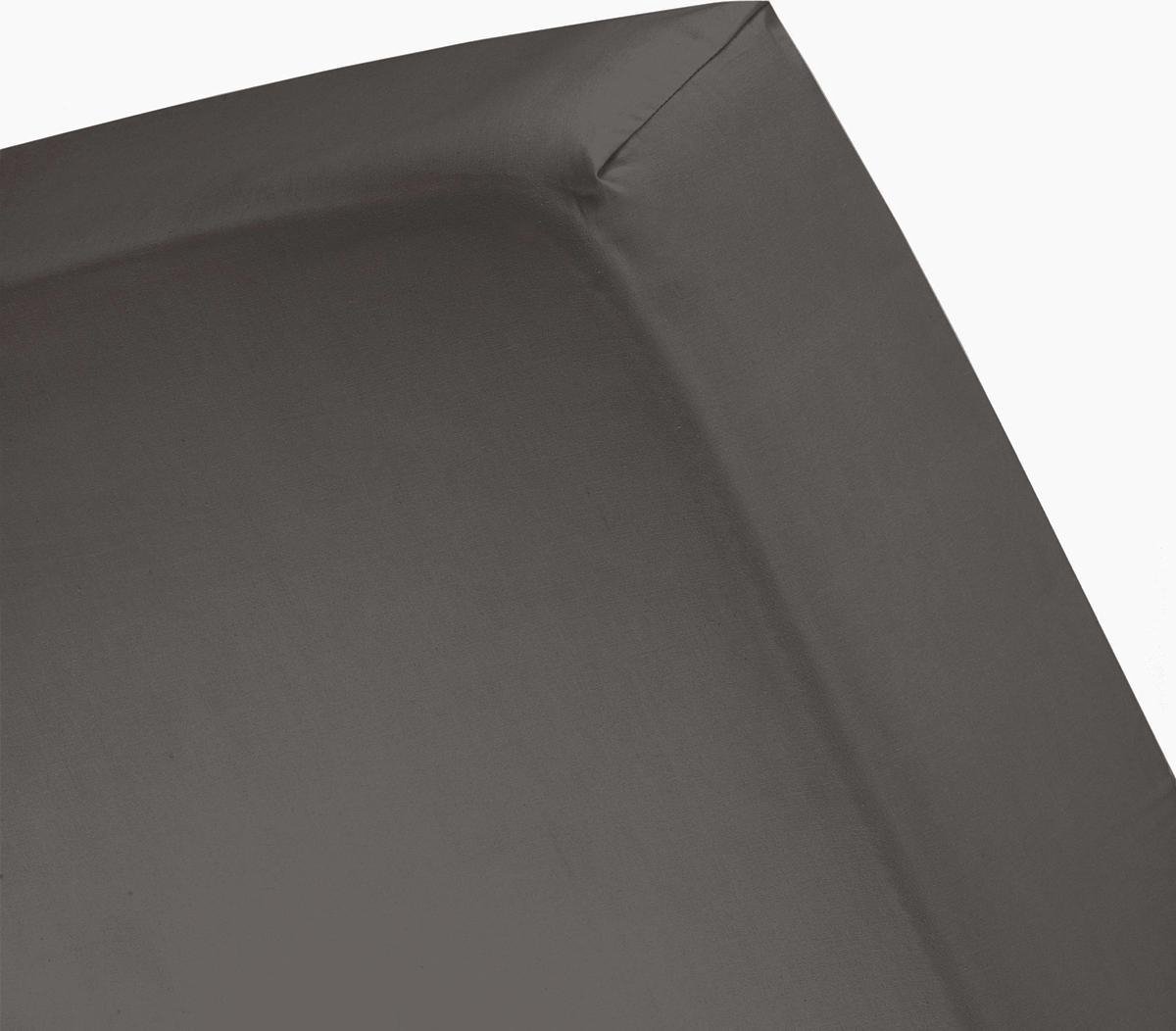 //Hoeslaken katoen 140 x 200 (55) brownie Hoge hoek (25 - 35 cm) Nightkiss