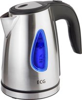 ELECTRO CENTER RK1040 waterkoker, 1 liter, RVS, compact design met blauw backlight watervenster